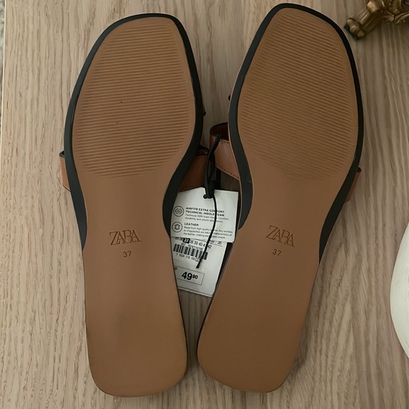 Zara Brown Sandals - Picture 3 of 4